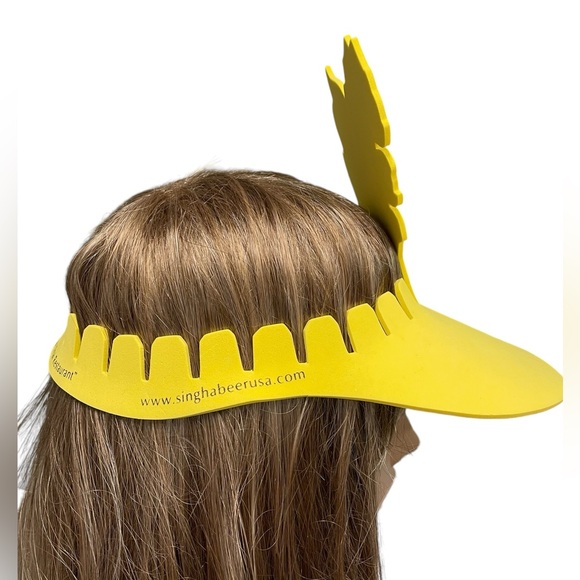 Pair of Singha Thai Beer Foam Party Hats New Condition Unisex - Picture 2 of 6